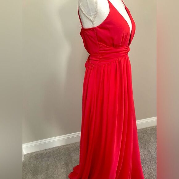 Lulus Evening Red Maxi - Picture 6 of 9